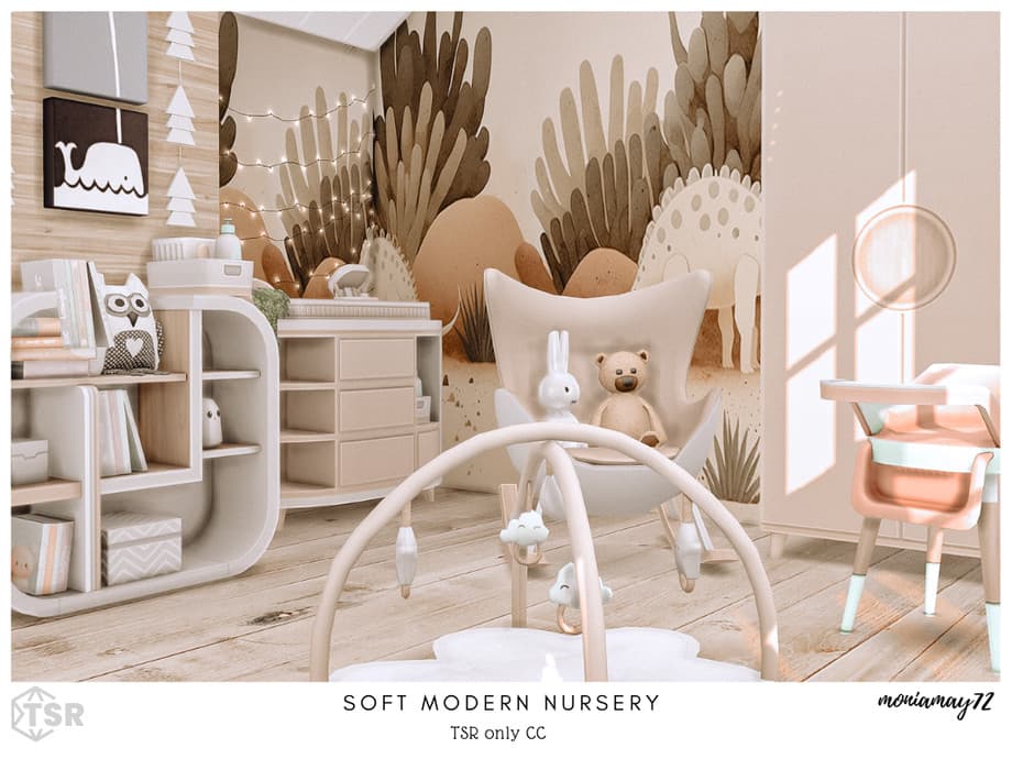 Галерея мода Детская комната Soft Modern Nursery СС (лот) #1